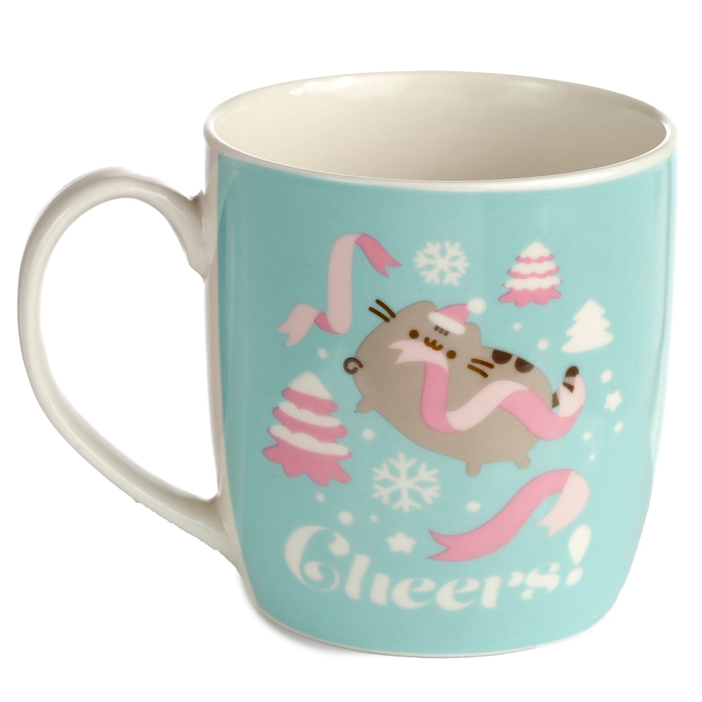 Puckator Christmas Pusheen the Cat Porcelain Tea Coffee Mug - Funny Home Accessories - Cute Gifts for Girlfriend - Large Mugs for Men Women Hot Drinks - Cute Cups Presents - Secret Santa Gift Cup Set