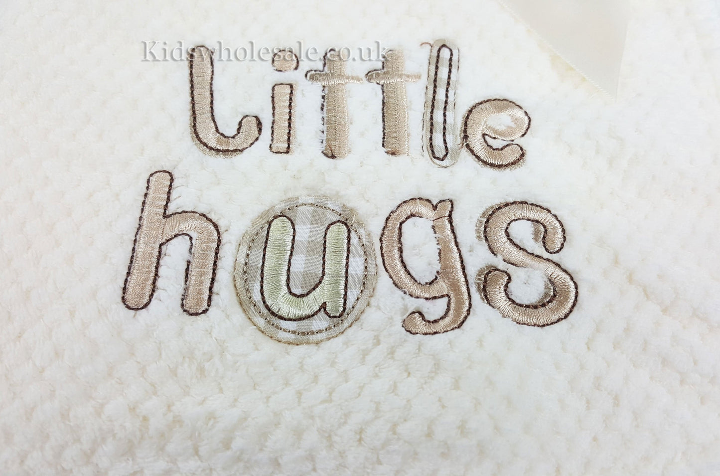 Baby Boys Girls Soft Touch Waffle Blanket Wrap In Multi Colours (Cream Little Hug)
