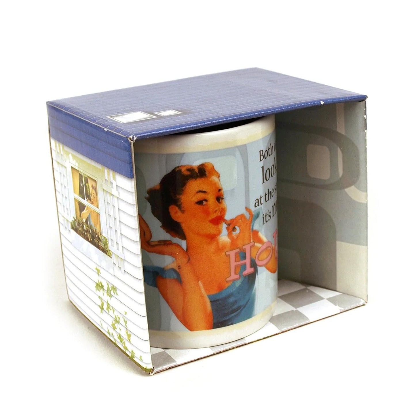 Fun Retro Style Mug House Design