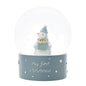 Bambino By Juliana 'My First Christmas' Penguin Water Globe - Blue. Christmas/Xmas Gifting to Celebrate New Born Children, Family & Love - Present to New Born, Baby Shower or Christening.