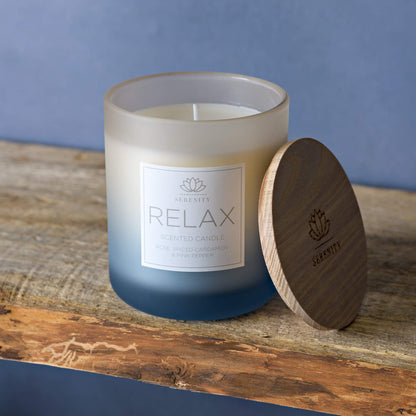 Serenity Relax 270g Candle - Rose, Cardamon & Pink Pepper