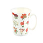 Rose Lovers Multi Rose Breeds Fluted Fine China Mug in a Gift Box