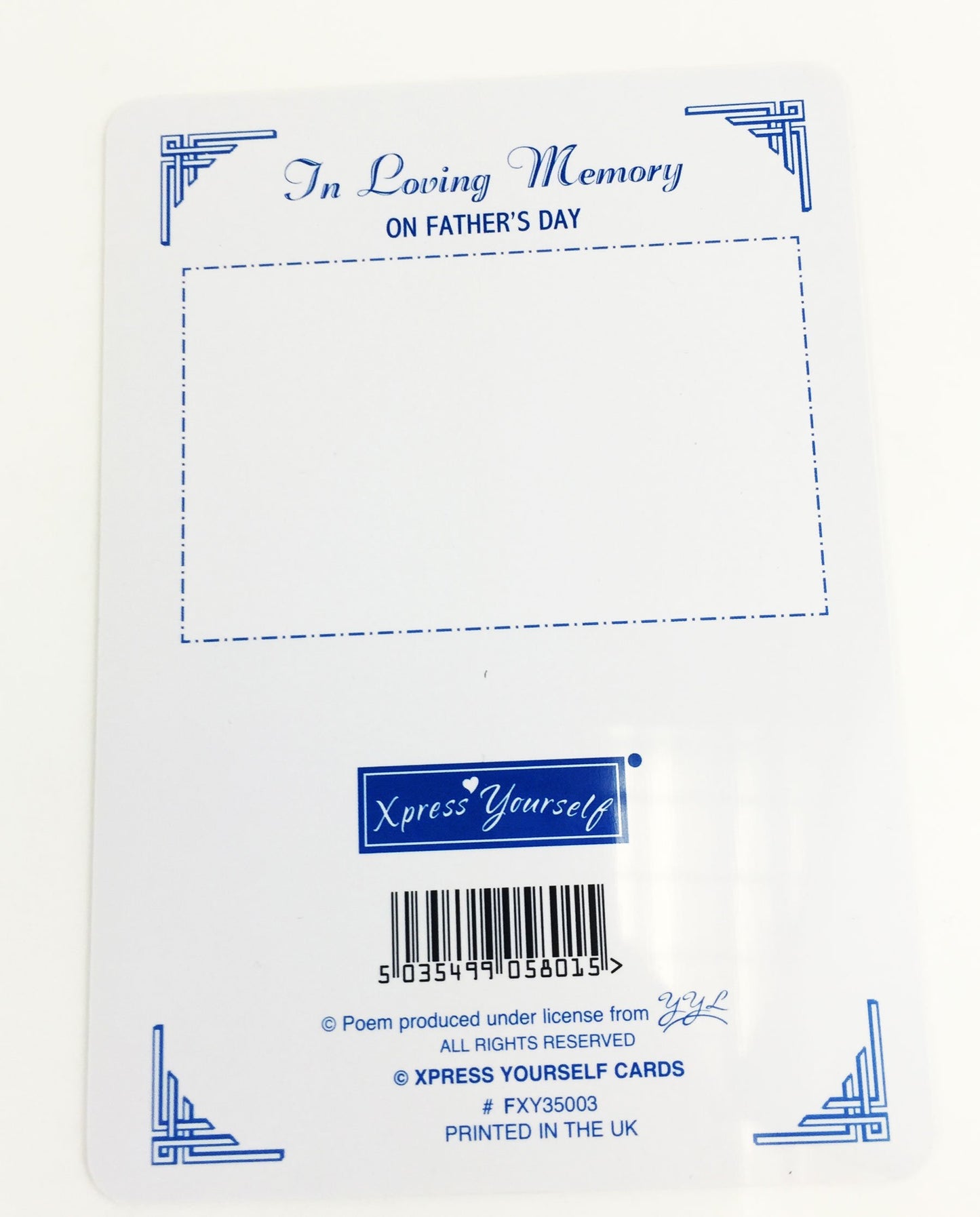 In Loving Memory - You Were So Sweet And So Young - Grave/Graveside Memorial Card