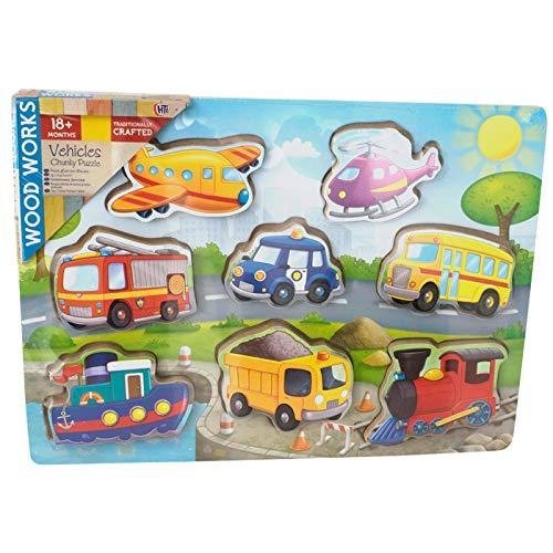 woodworks  vehicle    chunky puzzle