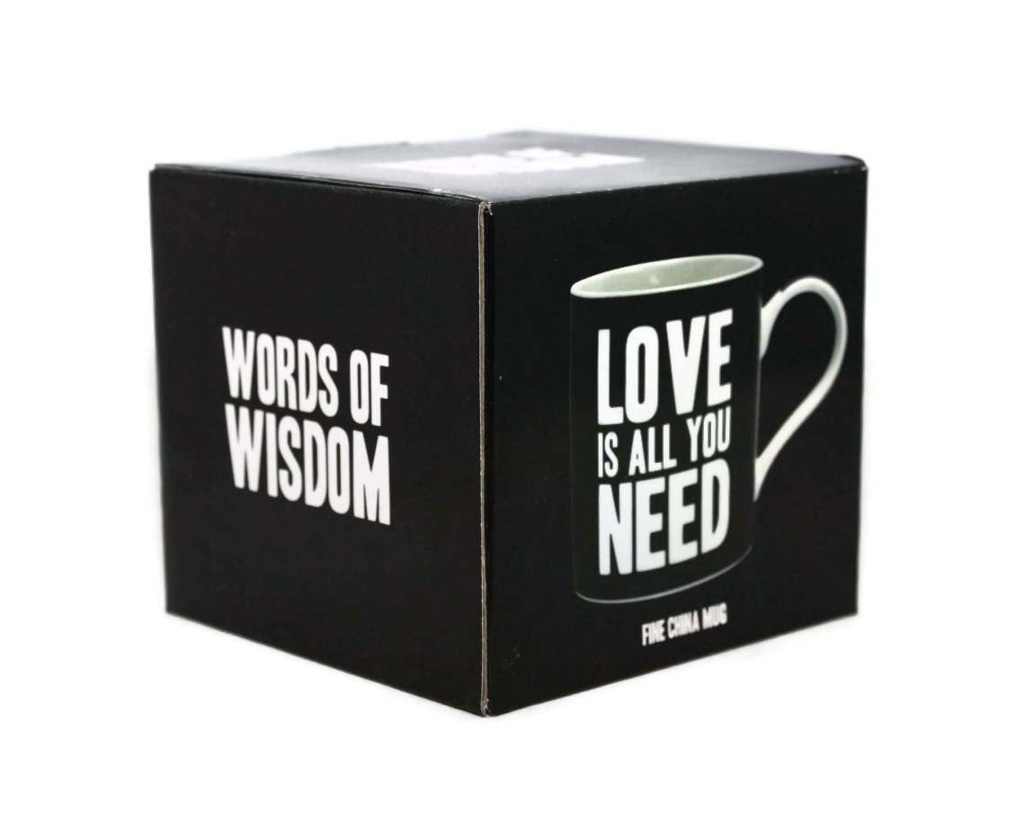 Love Is All You Need Words Of Wisdom Fine China Mug