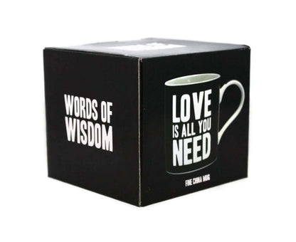 Love Is All You Need Words Of Wisdom Fine China Mug