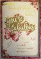 Wonderful Sister On Your Birthday - Large Boxed Card