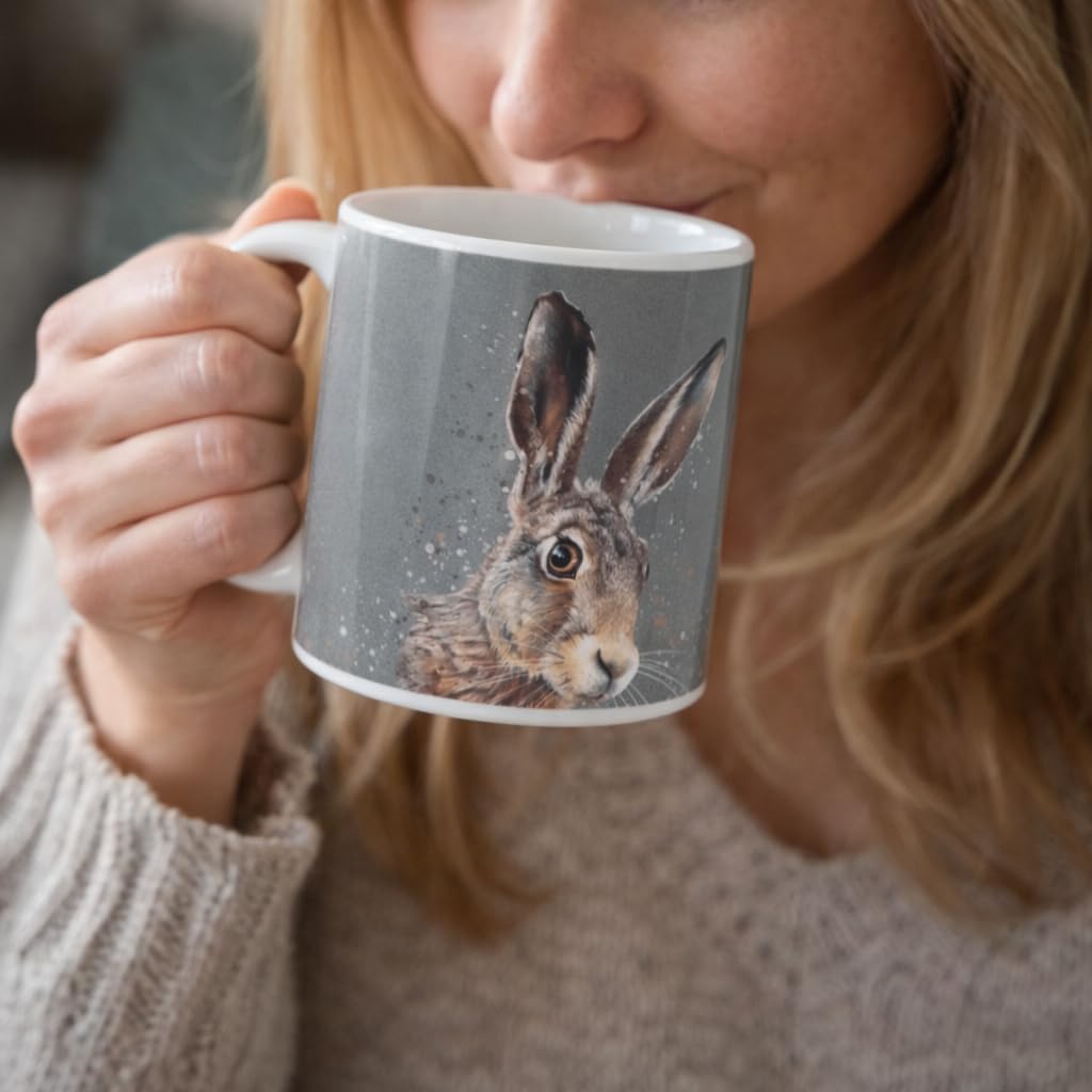 Design By Violet Ceramic Animal Mug in Gift Box – 350ml Countryside Mug for Easter, Gifting, Christmas and Birthdays