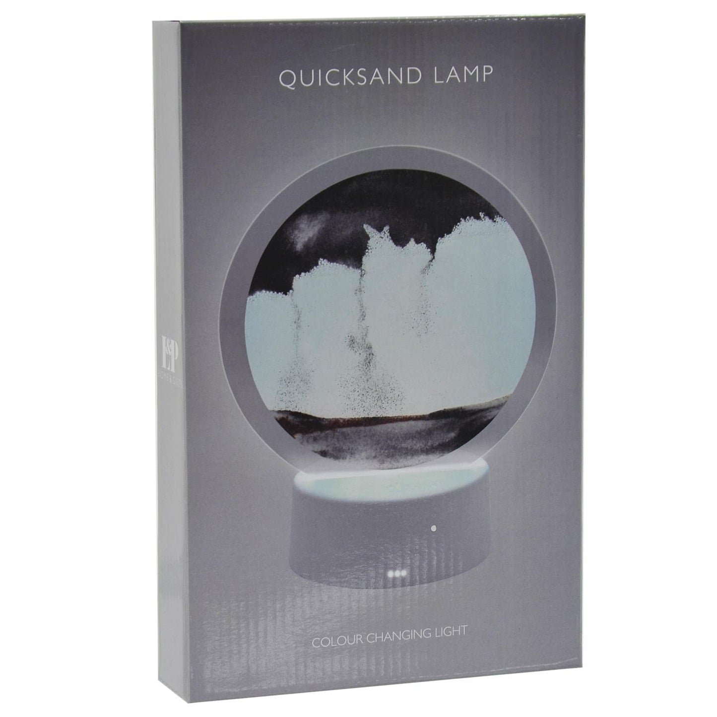 Lesser & Pavey 16cm Quicksand Table Lamp - LED Colour Changing Light with Hourglass Effect - Multiple Sand Colours - USB or Battery Powered - Ideal for Indoor Home Decor - Includes USB Power Cable