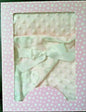 Luxury Baby's Bubble Blanket In Gift Box Double Lined Soft Fleece, Pink