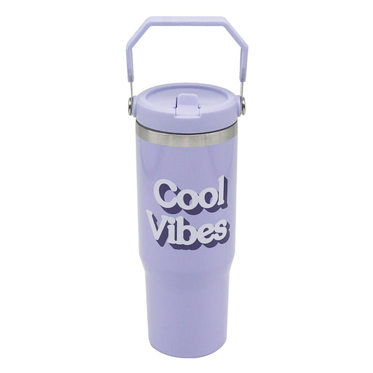 Lesser & Pavey Lilac Drinks Tumbler 900ml for Cold & Hot Drinks | Stylish Tumbler Drinking Glasses for Water & Cold Drinks | Lovely Tableware Glass Gifts for Women & Men