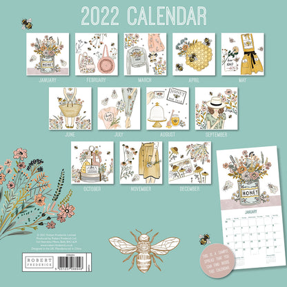 Robert Frederick Beekeeper Large Square Calendar, 22SQ04