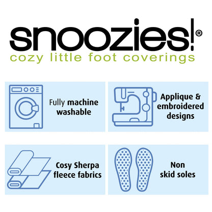 Snoozies! Pairables Sweet Dreams, Super Soft Sherpa Fleece Womens Slippers, Non Slip Sole - Ladies Sizes 3-7 (medium)