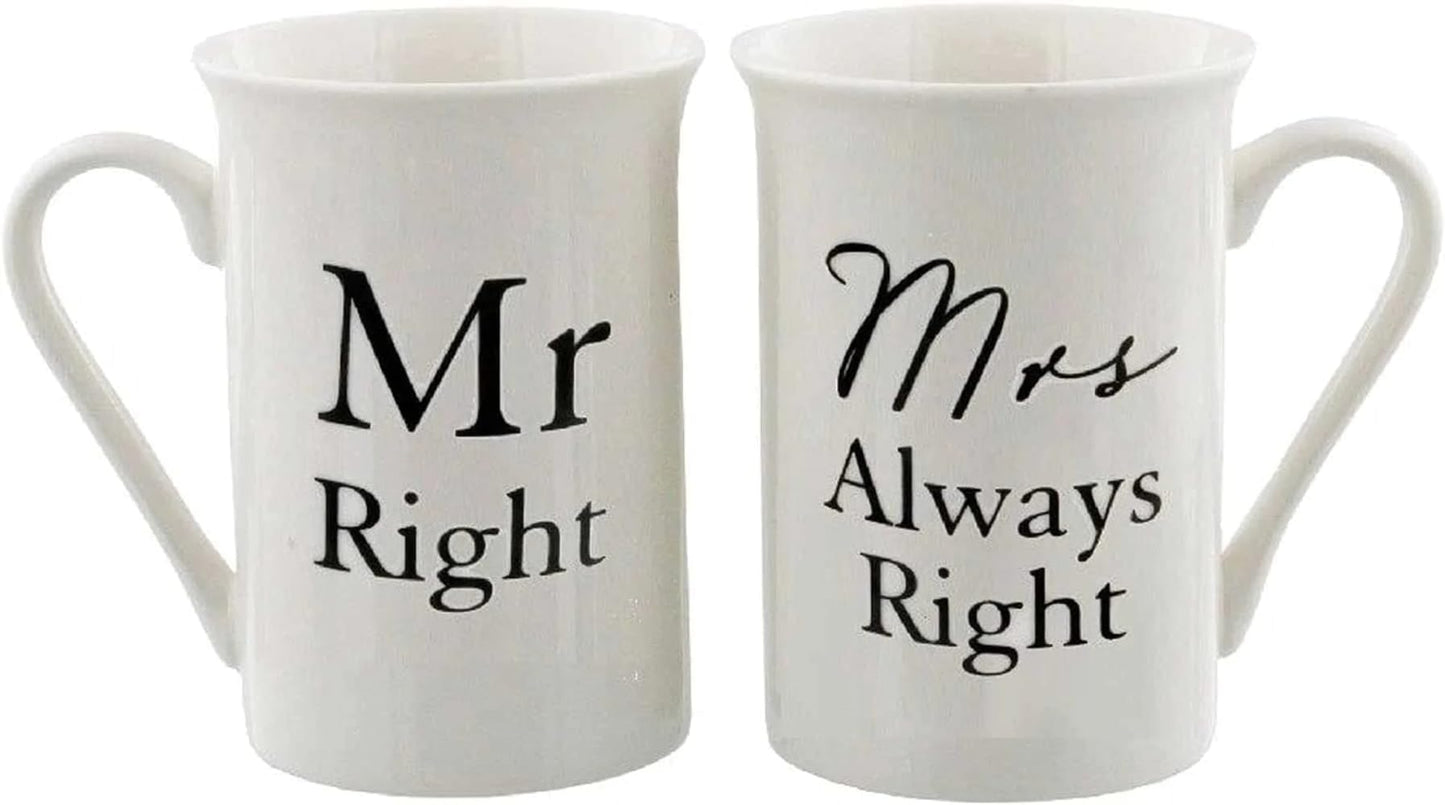 Amore Mug Set Mrs Always Right Motif