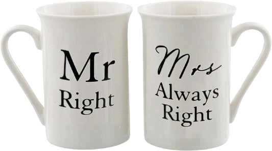 Amore Mug Set Mrs Always Right Motif