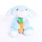 Soft Toy Bunny With Carrot Blue 20cm