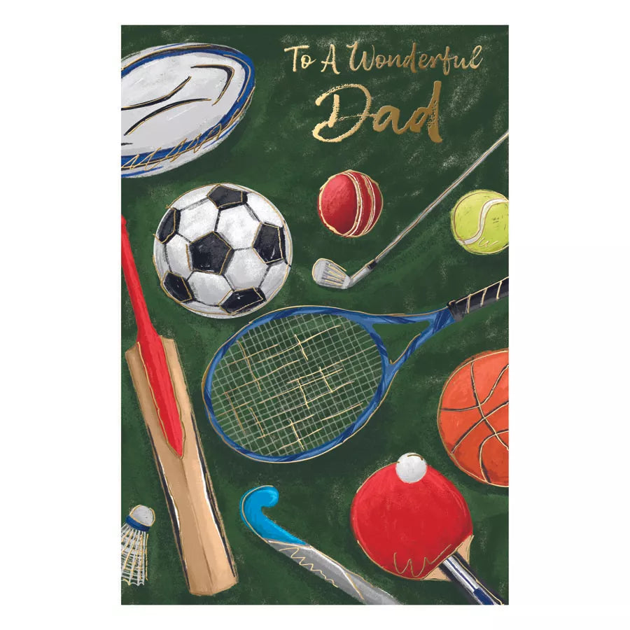 TO  A WONDERFULL DAD   BIRTHDAY CARD