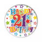 21th Birthday Jumbo Badge 150mm