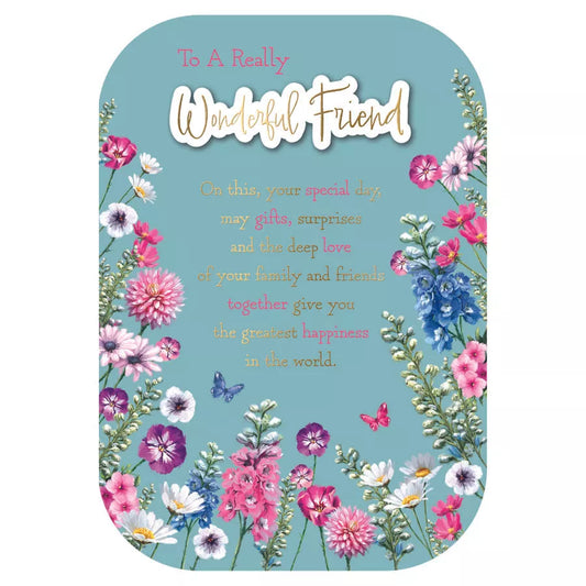 TO A    REALLY   WONDERFUL FRIEND FEMALE BIRTHDAY CARD