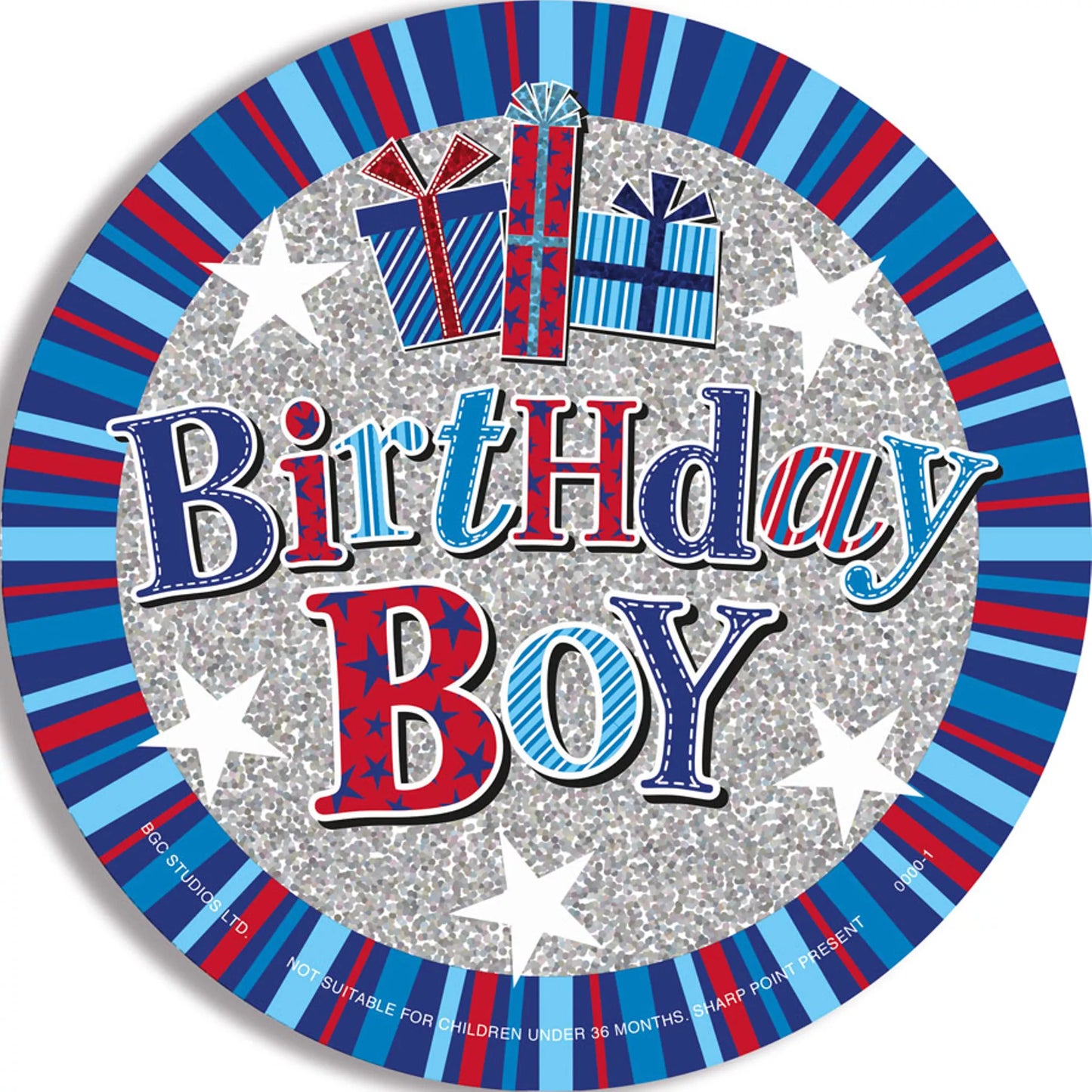 Birthday  boy     badge    mega