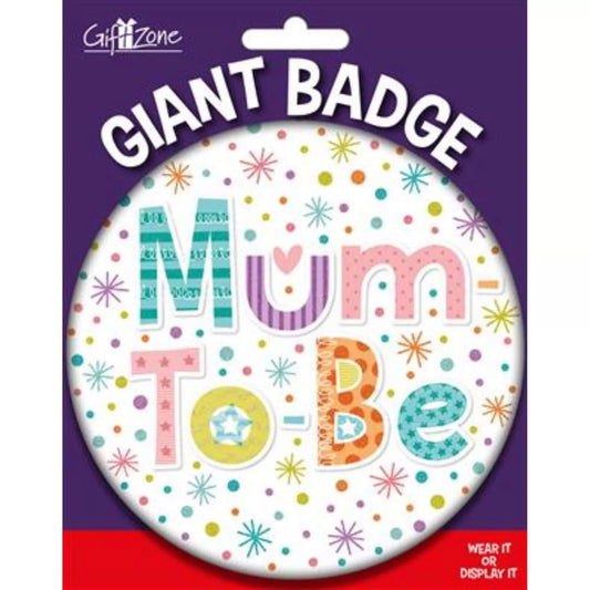 mum  to  be       badge    mega