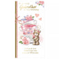 to a lovely  godmother  on your  birthday  card