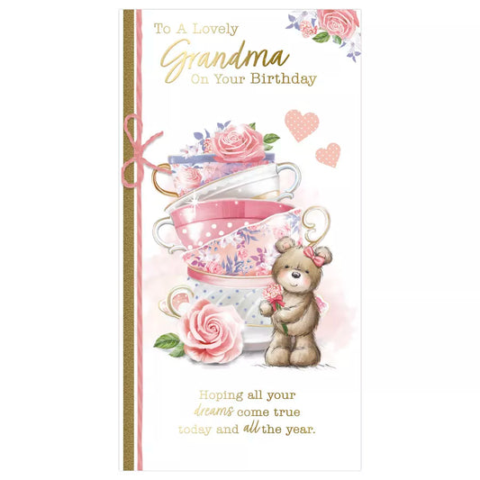 to a lovely grandma on your birthday  card