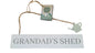 The Potting Shed Hanging Garden Signs 26cm Garden Shed Gift grandads  shed
