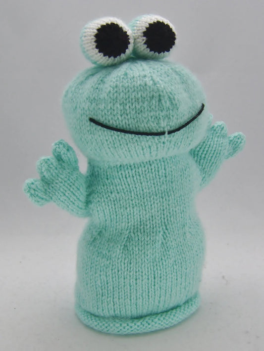 Frog Hand Puppet Knitting From Knitting by Post