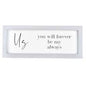 Wall Plaque  White Grey Hanging Minimal Heart Sentiment Decor Home Gift