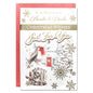 to a  wonderful auntie & uncle  Christmas  wishes card