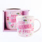 Mug 13.5oz Text & Foliage Best Nanna Ever