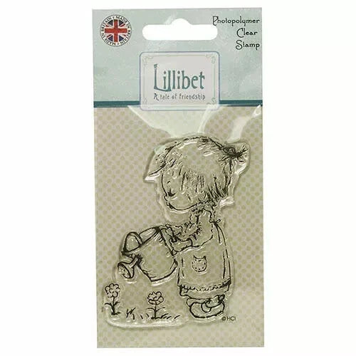 LILLIBET CLEAR STAMPS - WATERING   CAN   GREAT FOR CARDS AND CRAFTS