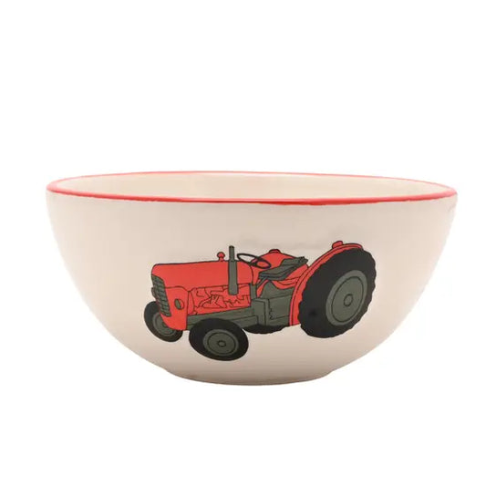 Country Living Tractor Cereal Bow