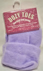 Dozy Toes Ladies Thermal Bed Socks purple