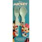 Disney Mickey Fun Friends cutlery set, 1 spoon + 1 fork, plastic, colorful design
