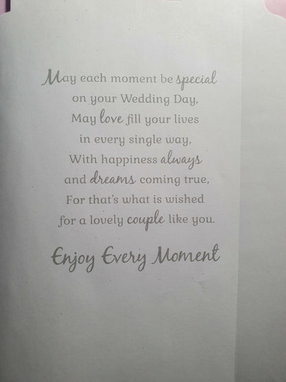 Mr and Mrs congratulations couple wedding card