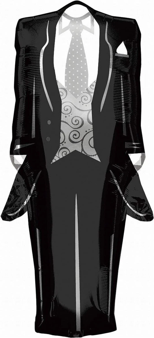 Anagram Foil Super Shape Balloon Tuxedo Wedding