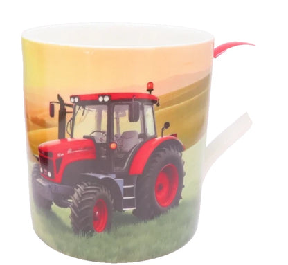 Red Tractor Mug 9 CM Boxed Fine China Tableware Gift Countryside Farming