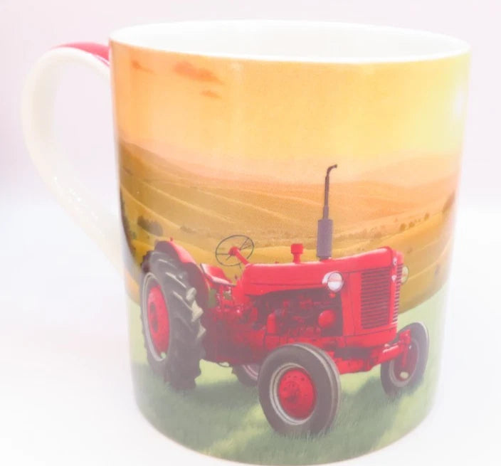 Red Tractor Mug 9 CM Boxed Fine China Tableware Gift Countryside Farming