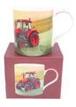 Red Tractor Mug 9 CM Boxed Fine China Tableware Gift Countryside Farming