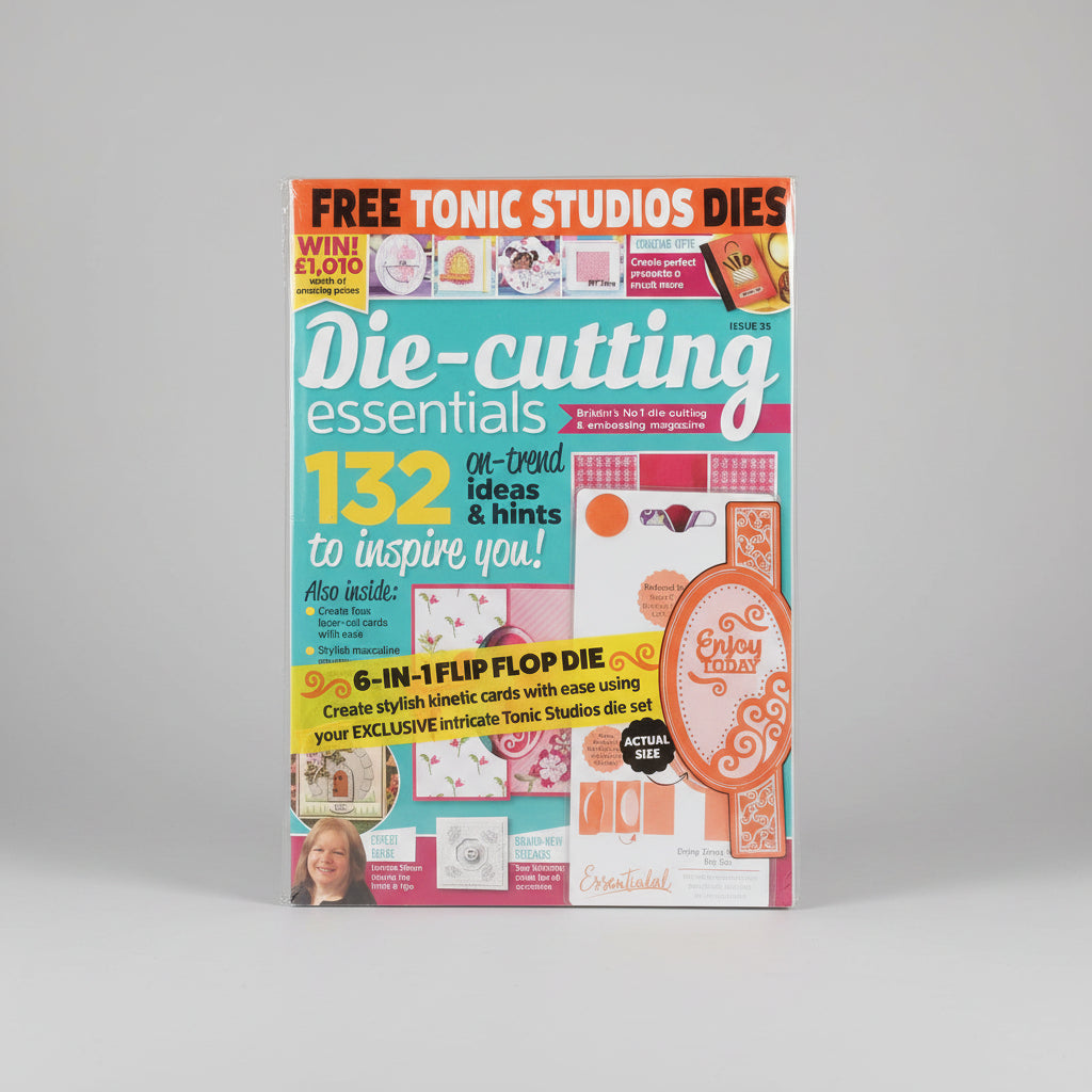 Die-Cutting Essentials Issue #35 Magazine Free Tonic Studios Dies + More New!