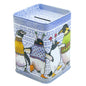 Emma Ball Piggy Bank Penguins in Pullovers Money Tin
