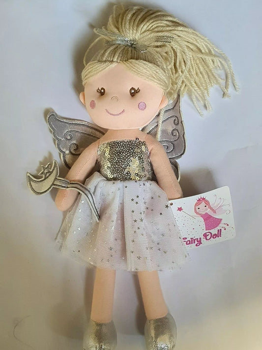 FAIRY DOLL RAG DOLL A Dolly   silver