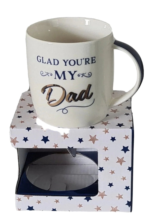 Glad You're My Dad Mug