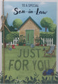 SON IN LAW BIRTHDAY CARD GARDEN7”x5”