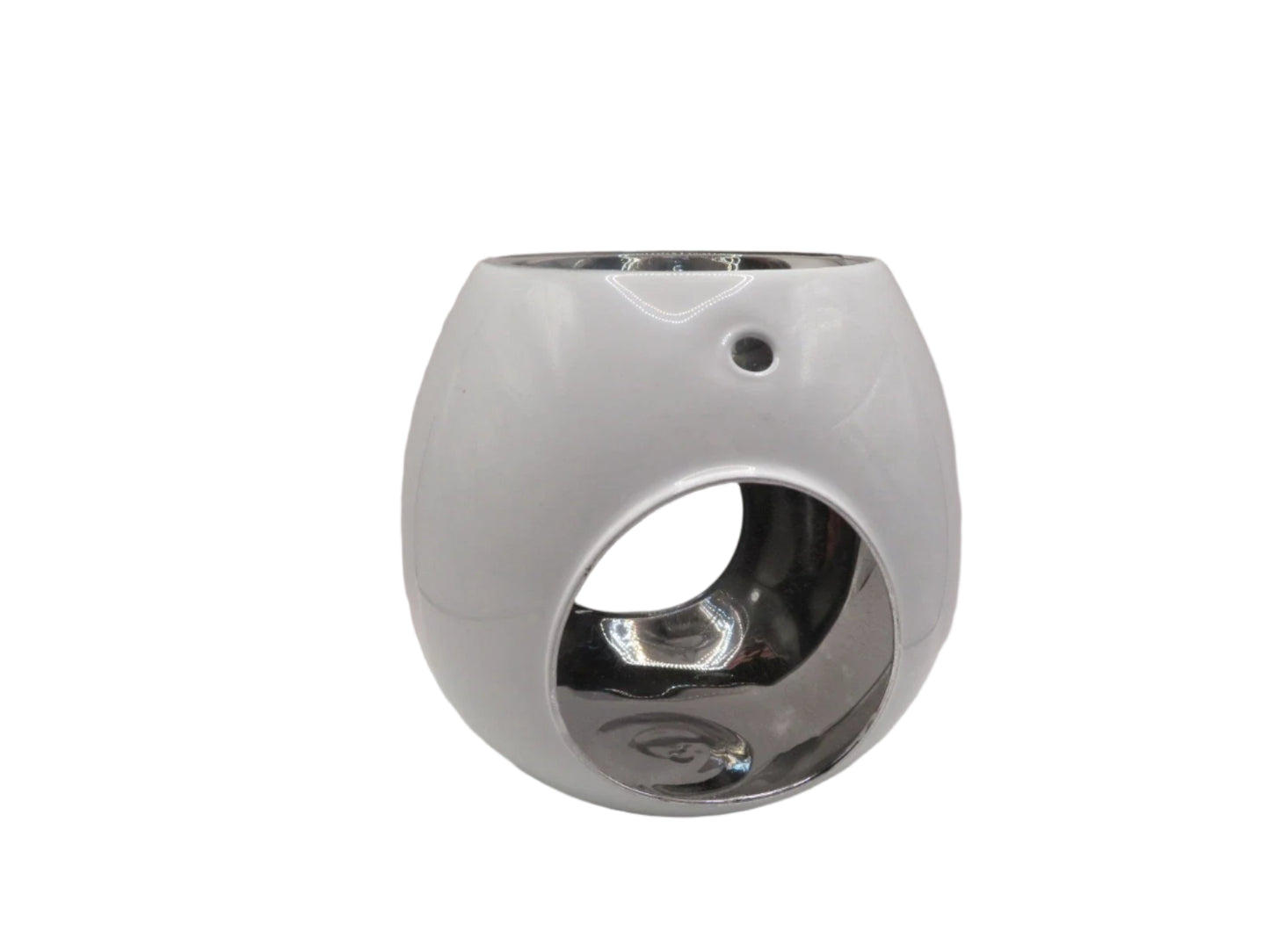 Desire Aroma White Glass Globe Wax Melt/Oil Warmer