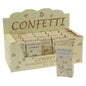 gold  &  ivory   Biodegradable Wedding Throwing Confetti  3  packs