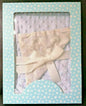 Luxury Baby's Bubble Blanket In Gift Box Double Lined Soft Fleece,  Blue