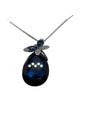equilibrium    sparkle  teardrop  butterfly  necklace